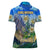 Edelweiss Flower Switzerland Mountain Women Polo Shirt - Wonder Print Shop