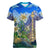 Edelweiss Flower Switzerland Mountain Women V-Neck T-Shirt - Wonder Print Shop