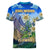 Edelweiss Flower Switzerland Mountain Women V-Neck T-Shirt - Wonder Print Shop