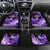 Personalized Purple Lightning Darts Board Car Mats with Owl Graphic - Wonder Print Shop