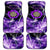 Personalized Purple Lightning Darts Board Car Mats with Owl Graphic - Wonder Print Shop