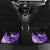 Personalized Purple Lightning Darts Board Car Mats with Owl Graphic - Wonder Print Shop