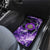 Personalized Purple Lightning Darts Board Car Mats with Owl Graphic - Wonder Print Shop