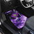 Personalized Purple Lightning Darts Board Car Mats with Owl Graphic - Wonder Print Shop