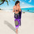 Personalized Purple Lightning Darts Board Sarong with Owl Graphic - Wonder Print Shop