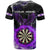 Personalized Purple Lightning Darts Board T Shirt with Owl Graphic - Wonder Print Shop