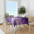 Personalized Purple Lightning Darts Board Tablecloth with Owl Graphic - Wonder Print Shop