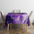 Personalized Purple Lightning Darts Board Tablecloth with Owl Graphic - Wonder Print Shop