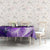 Personalized Purple Lightning Darts Board Tablecloth with Owl Graphic - Wonder Print Shop