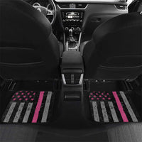 Personalized Pink Ribbon and American Flag Darts Car Mats - Wonder Print Shop