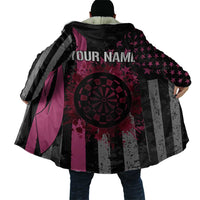 Personalized Pink Ribbon and American Flag Darts Cloak - Wonder Print Shop