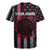 Personalized Pink Ribbon and American Flag Darts Rugby Jersey - Wonder Print Shop