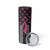 Personalized Pink Ribbon and American Flag Darts Skinny Tumbler - Wonder Print Shop