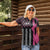Personalized Pink Ribbon and American Flag Darts Women Polo Shirt - Wonder Print Shop
