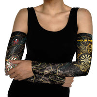 Personalized Skull and Darts Graphic Arm Sleeves with Neon Design - Wonder Print Shop