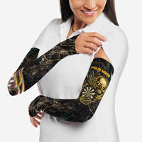 Personalized Skull and Darts Graphic Arm Sleeves with Neon Design - Wonder Print Shop
