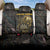 Personalized Skull and Darts Graphic Back Car Seat Cover with Neon Design - Wonder Print Shop