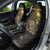 Personalized Skull and Darts Graphic Car Seat Cover with Neon Design - Wonder Print Shop