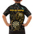 Personalized Skull and Darts Graphic Kid Hawaiian Shirt with Neon Design - Wonder Print Shop