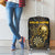 Personalized Skull and Darts Graphic Luggage Cover with Neon Design - Wonder Print Shop