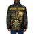 Personalized Skull and Darts Graphic Padded Jacket with Neon Design - Wonder Print Shop