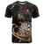 Personalized Skull and Darts Graphic T Shirt with Neon Design - Wonder Print Shop
