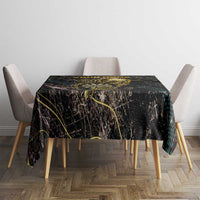 Personalized Skull and Darts Graphic Tablecloth with Neon Design - Wonder Print Shop