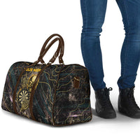 Personalized Skull and Darts Graphic Travel Bag with Neon Design - Wonder Print Shop