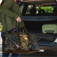 Personalized Skull and Darts Graphic Travel Bag with Neon Design - Wonder Print Shop