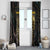 Personalized Skull and Darts Graphic Window Curtain with Neon Design - Wonder Print Shop