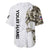 Personalized Camouflage Skull and American Flag Darts Baseball Jersey - Wonder Print Shop