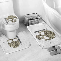 Personalized Camouflage Skull and American Flag Darts Bathroom Set - Wonder Print Shop