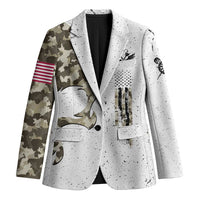 Personalized Camouflage Skull and American Flag Darts Blazer - Wonder Print Shop