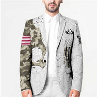 Personalized Camouflage Skull and American Flag Darts Blazer - Wonder Print Shop