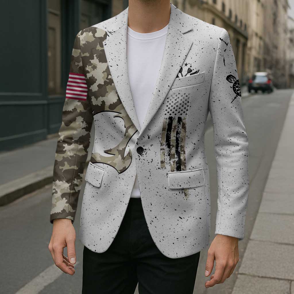Personalized Camouflage Skull and American Flag Darts Blazer - Wonder Print Shop