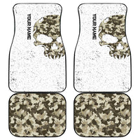 Personalized Camouflage Skull and American Flag Darts Car Mats - Wonder Print Shop