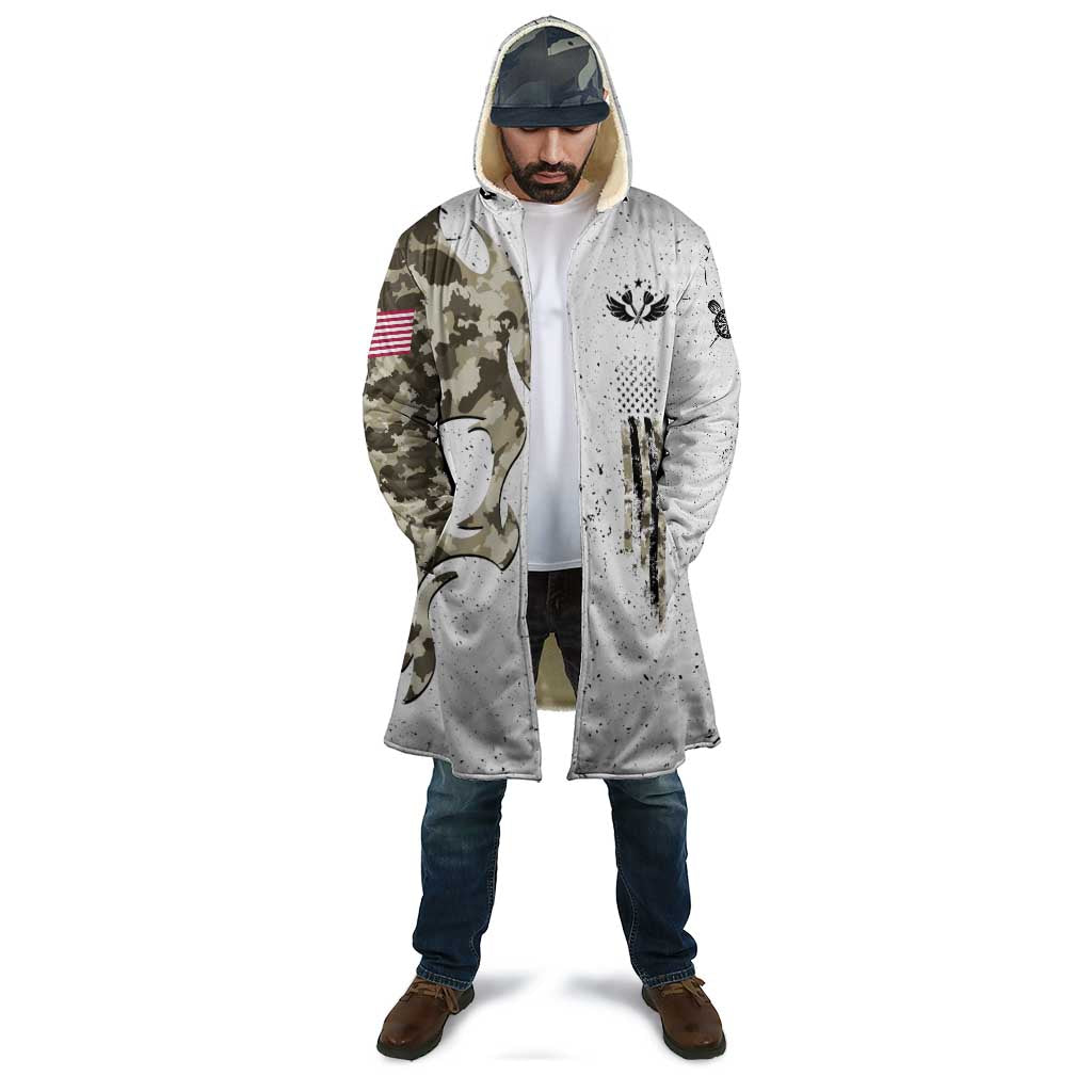 Personalized Camouflage Skull and American Flag Darts Cloak - Wonder Print Shop