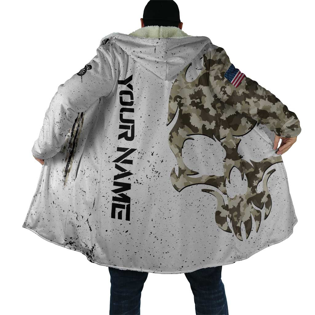 Personalized Camouflage Skull and American Flag Darts Cloak - Wonder Print Shop