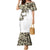 Personalized Camouflage Skull and American Flag Darts Family Matching Mermaid Dress and Hawaiian Shirt - Wonder Print Shop