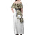 Personalized Camouflage Skull and American Flag Darts Family Matching Off Shoulder Maxi Dress and Hawaiian Shirt - Wonder Print Shop