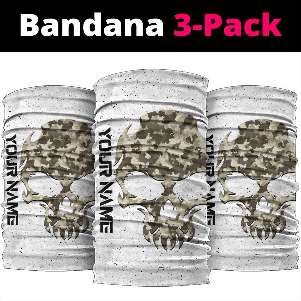 Camouflage Skull and American Flag Darts Neck Gaiter TS04