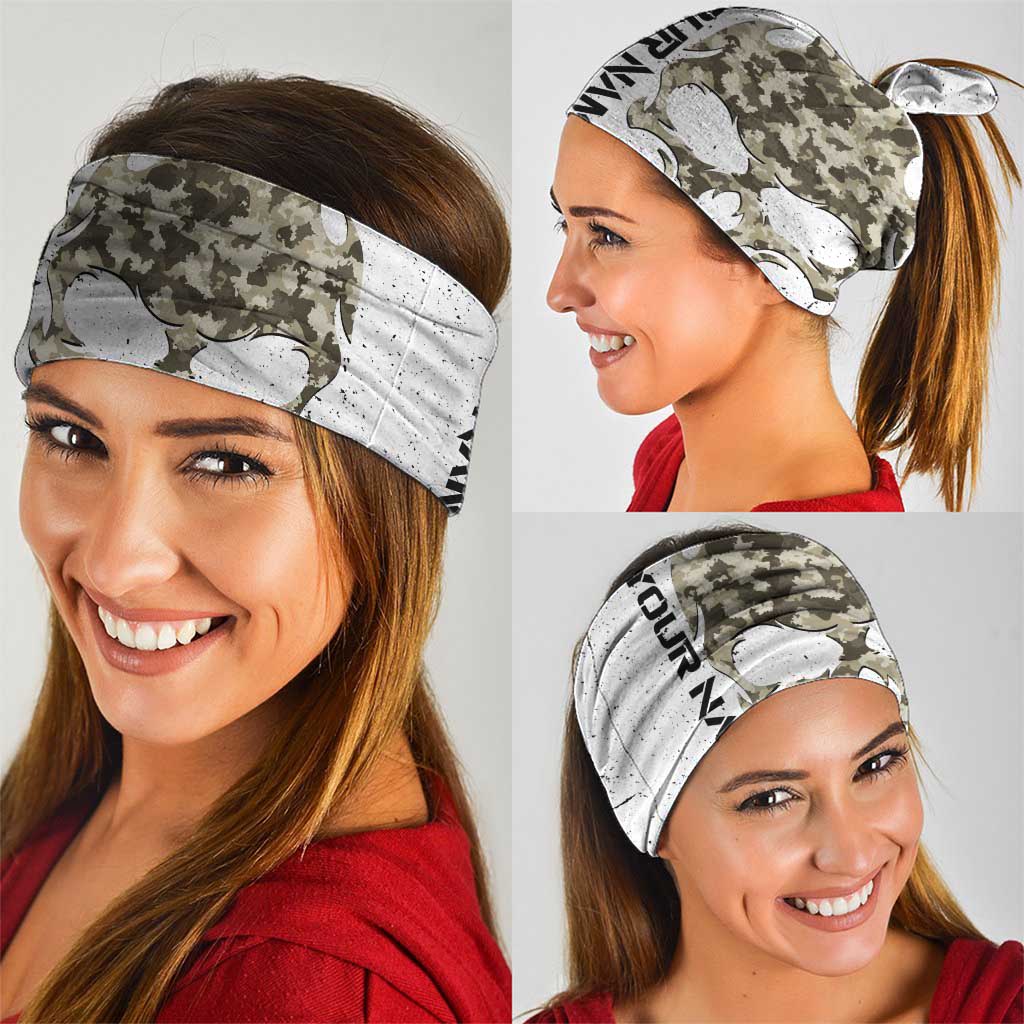 Camouflage Skull and American Flag Darts Neck Gaiter TS04