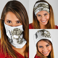 Camouflage Skull and American Flag Darts Neck Gaiter TS04