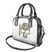 Personalized Camouflage Skull and American Flag Darts Shoulder Handbag - Wonder Print Shop