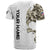 Personalized Camouflage Skull and American Flag Darts T Shirt - Wonder Print Shop
