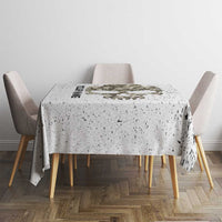 Personalized Camouflage Skull and American Flag Darts Tablecloth - Wonder Print Shop