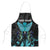 Personalized Elegant Wings and Dartboard Design Apron with Swirling Floral Patterns - Wonder Print Shop