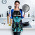 Personalized Elegant Wings and Dartboard Design Apron with Swirling Floral Patterns - Wonder Print Shop