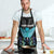 Personalized Elegant Wings and Dartboard Design Apron with Swirling Floral Patterns - Wonder Print Shop