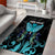 Personalized Elegant Wings and Dartboard Design Area Rug with Swirling Floral Patterns - Wonder Print Shop